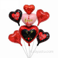Décoration de fête Love Heart Foil Ballon Ensemble